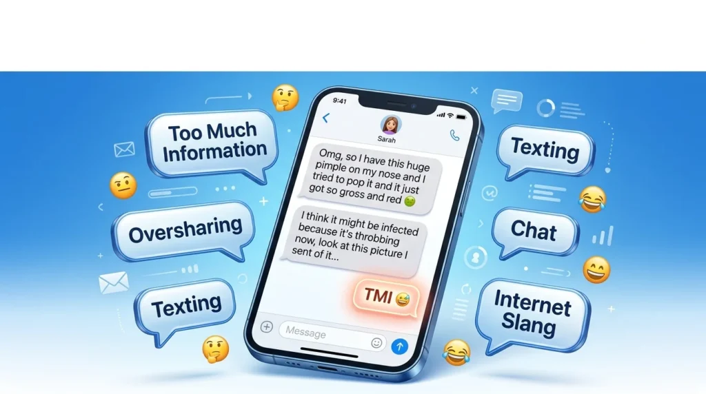 What Does TMI Mean in Text?