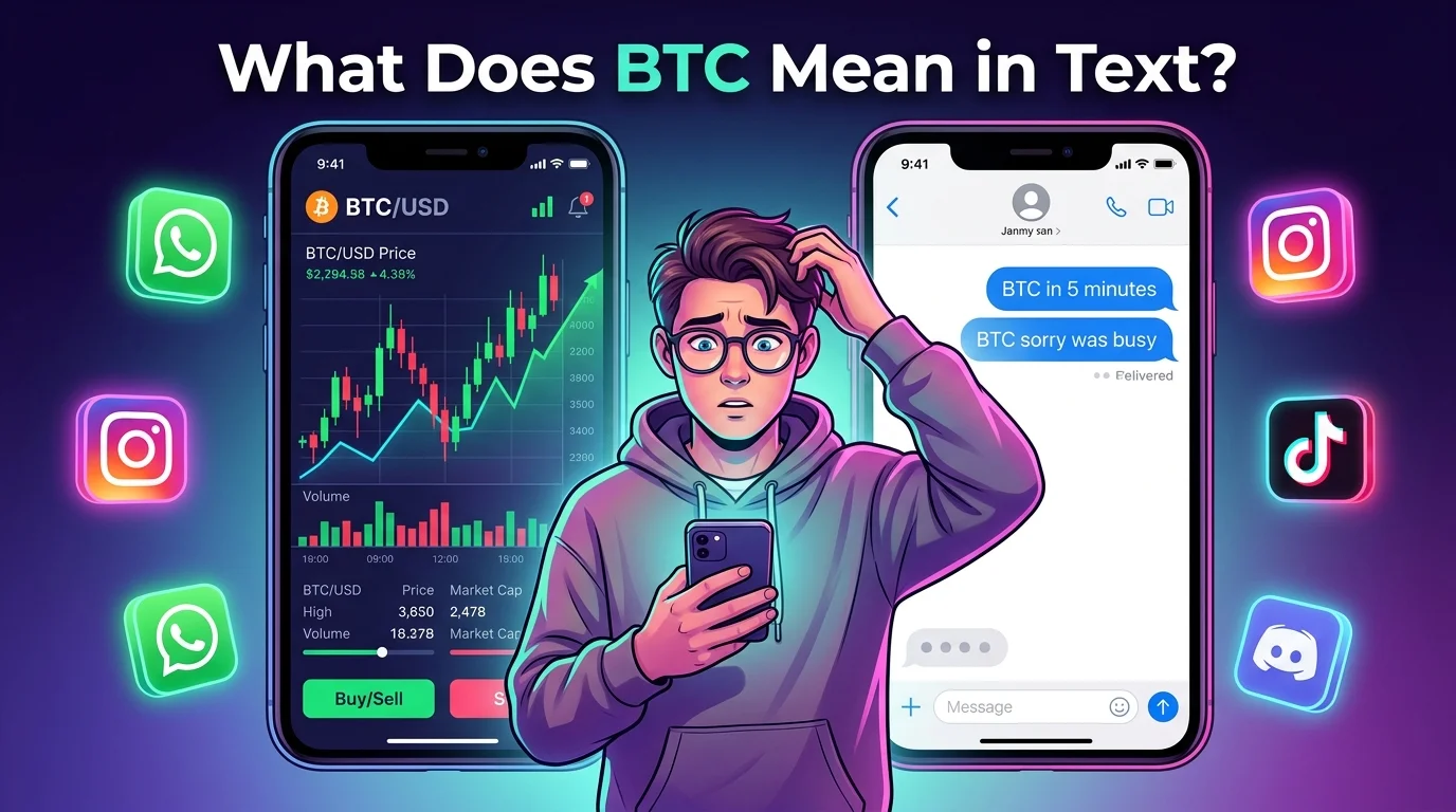 What Does BTC Mean in Text