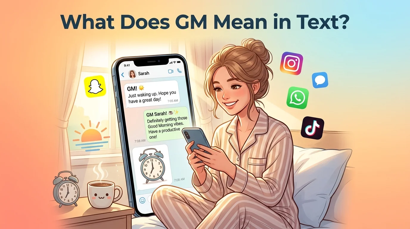 What Does GM Mean in Text