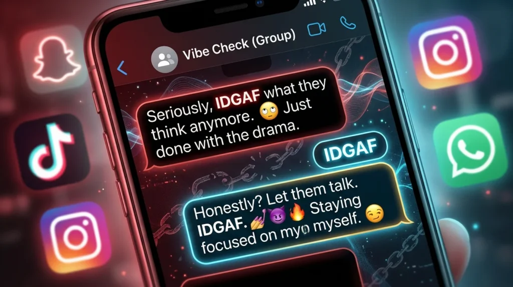 What Does IDGAF Mean in Text