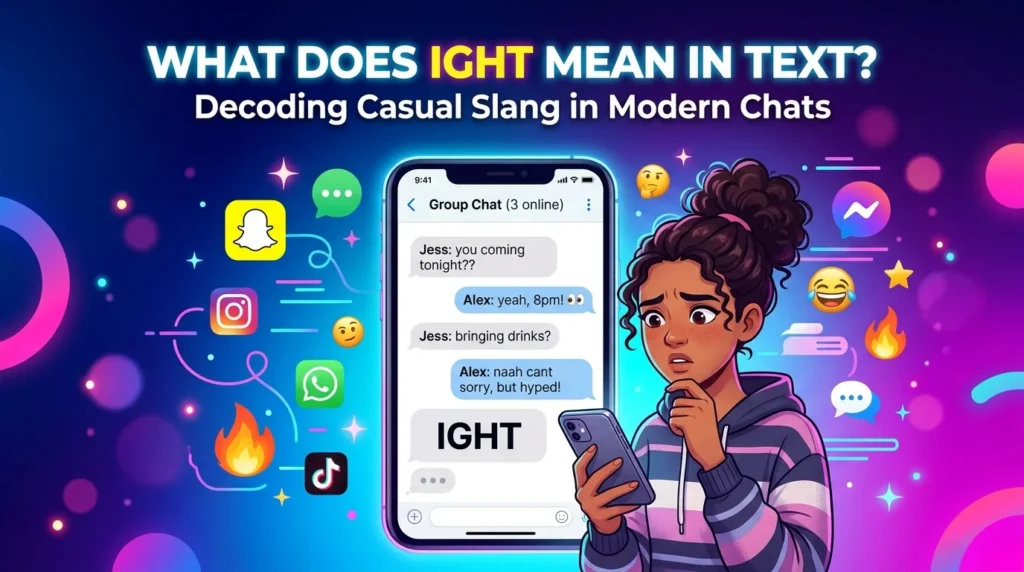 What Does IGHT Mean in Text