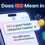 What Does ISO Mean in Text