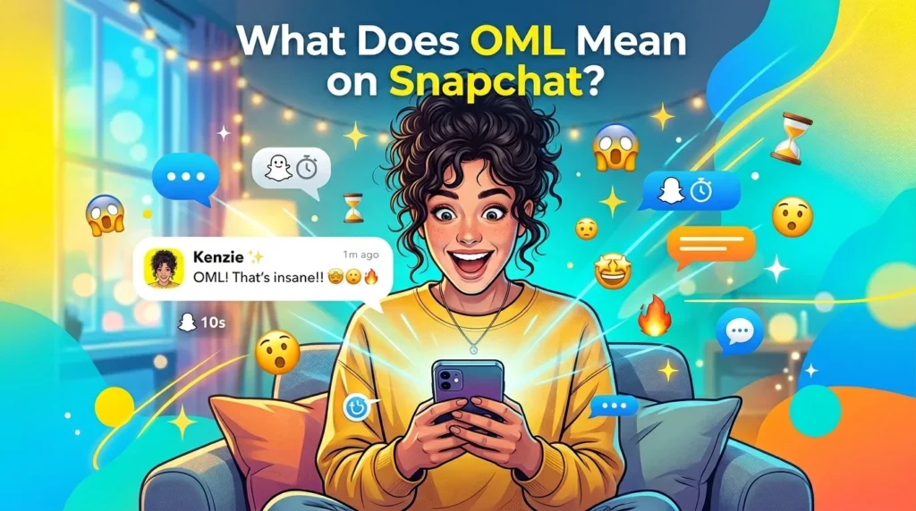 What Does OML Mean on Snapchat?