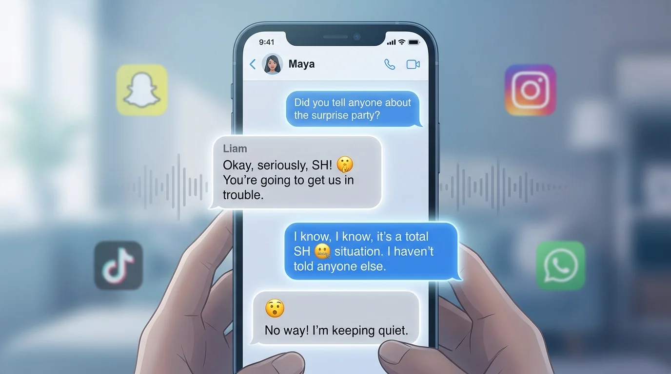 What Does SH Mean in Text