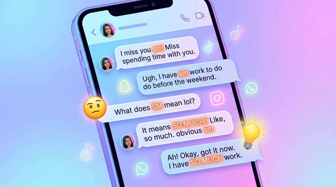What Does SM Mean in Text