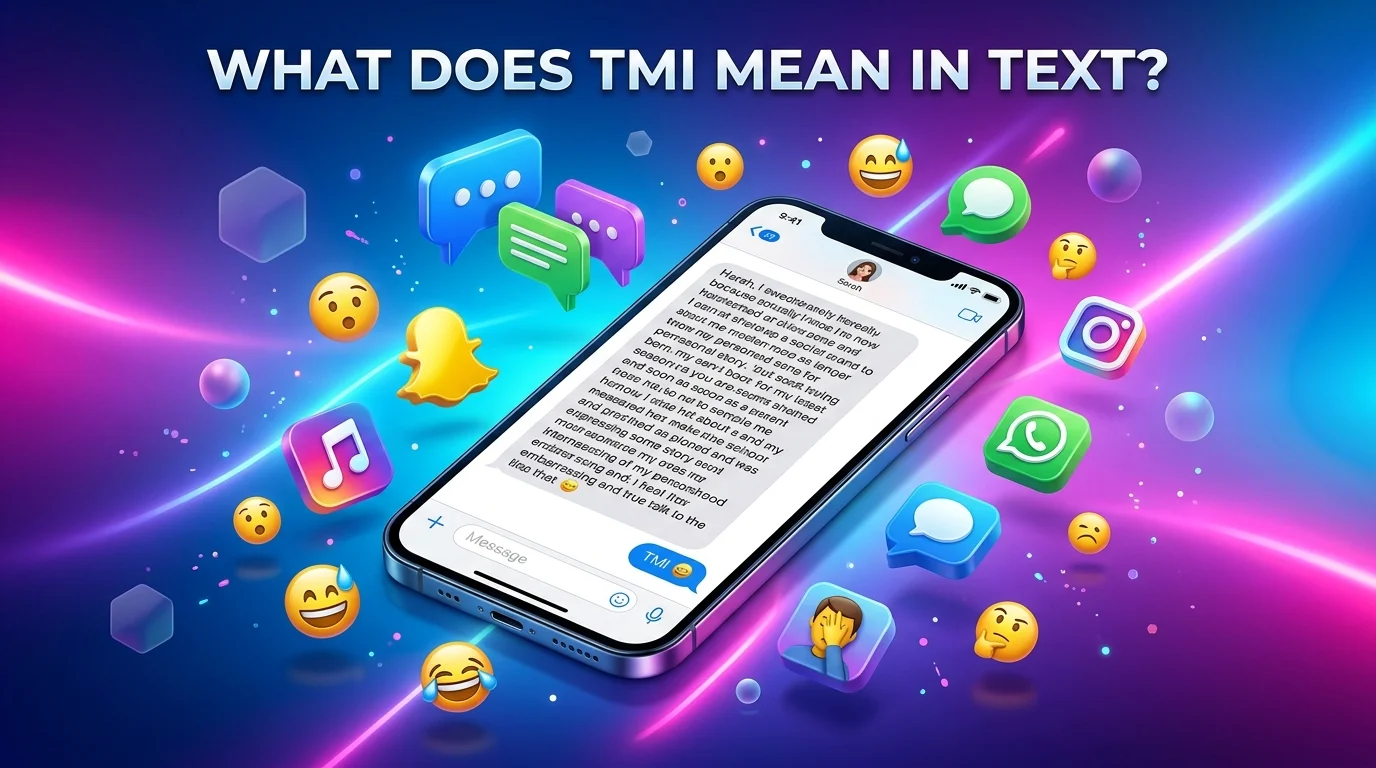 What Does TMI Mean in Text