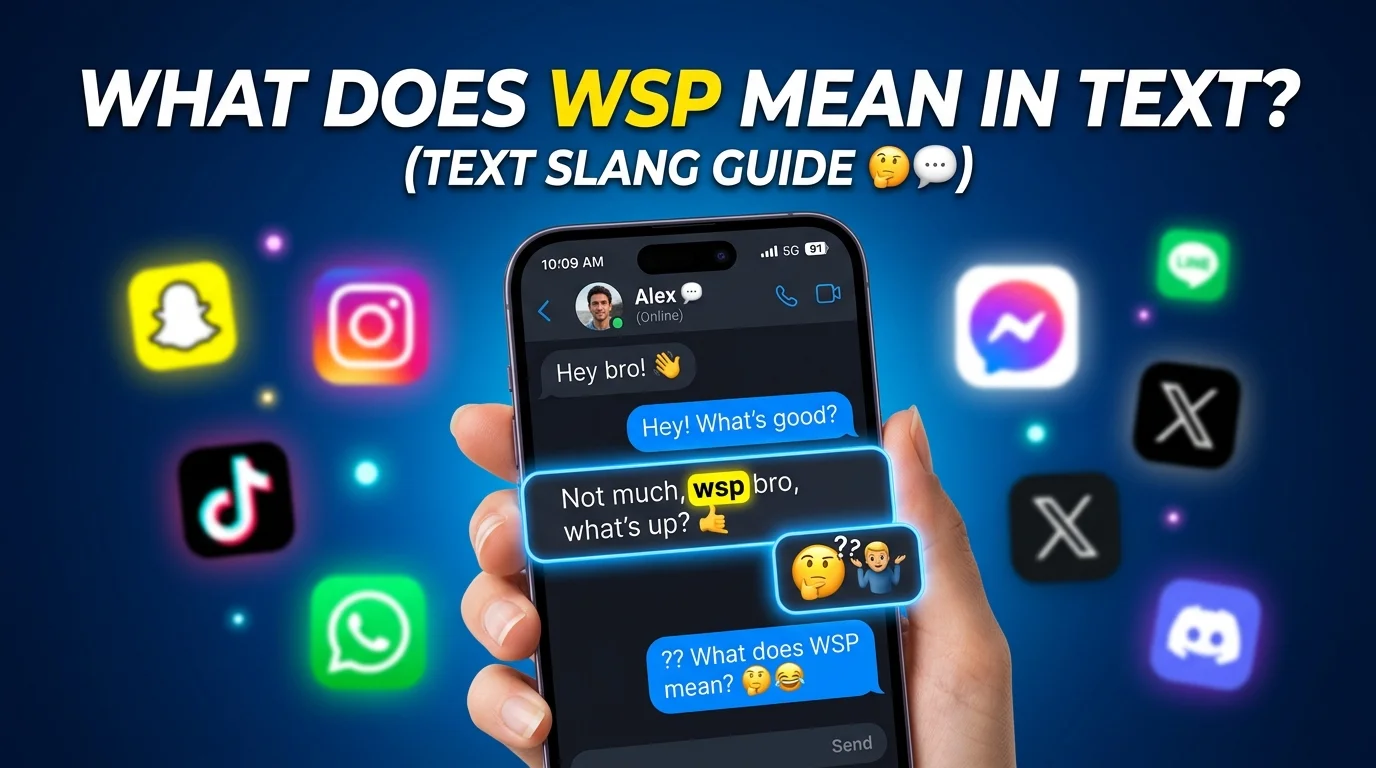What Does WSP Mean in Text