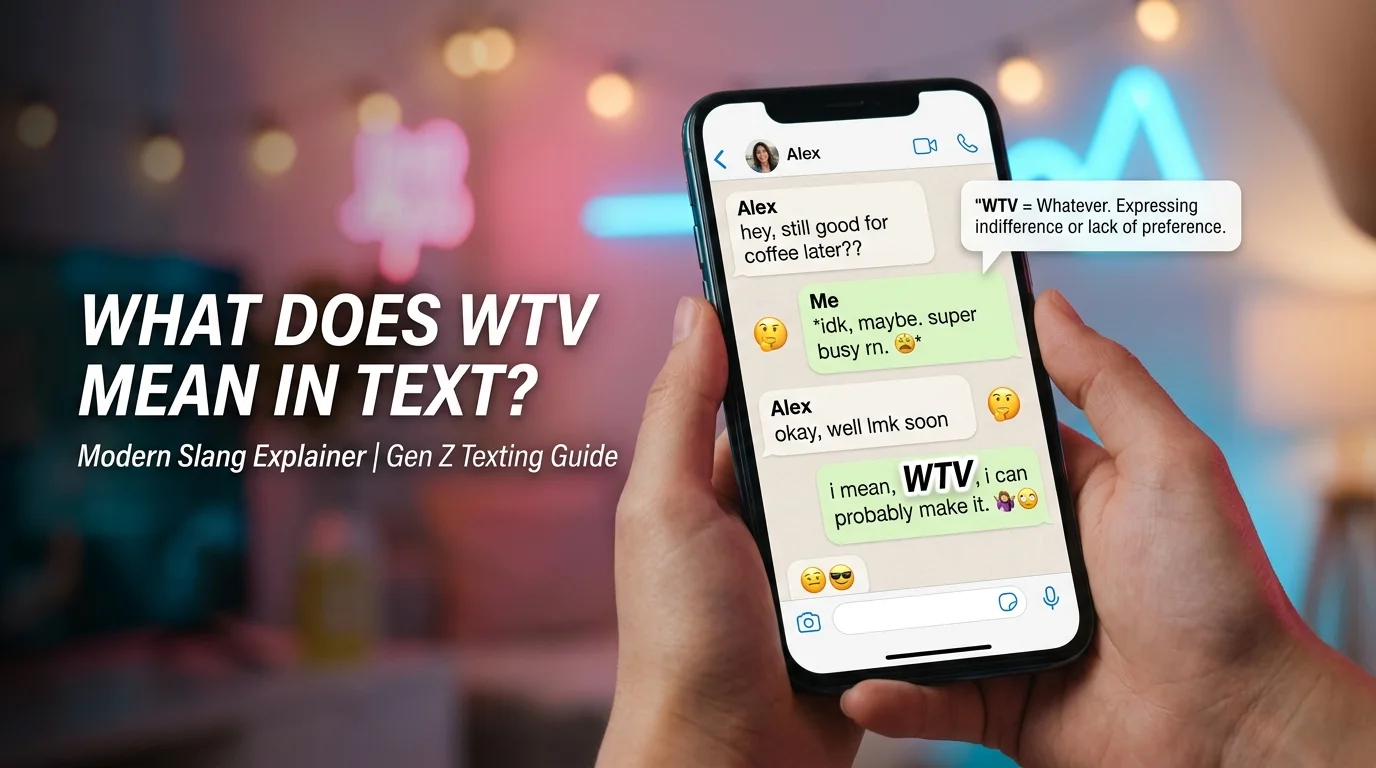 What Does WTV Mean in text