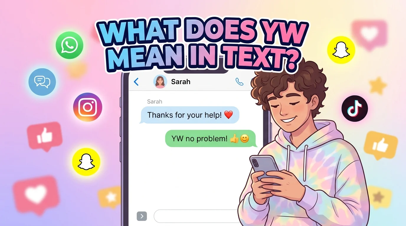 What Does YW Mean in Text