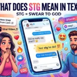 What does STG mean in text