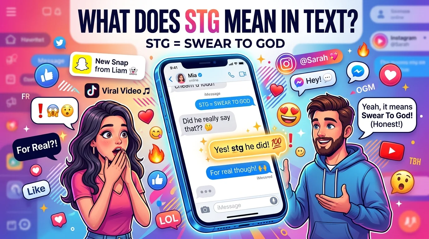 What does STG mean in text