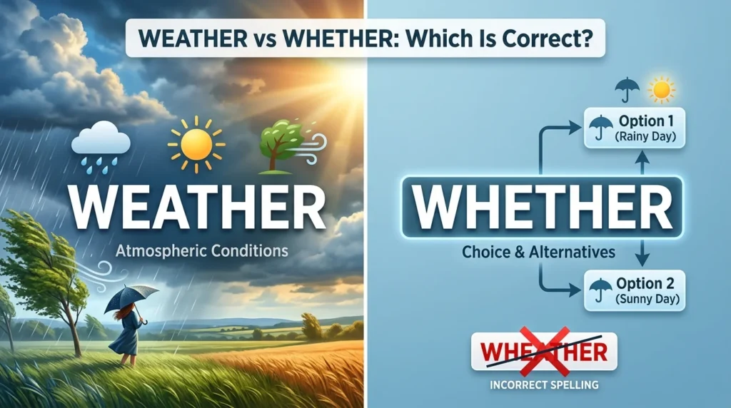 Weather vs Wheather: What’s the Difference?