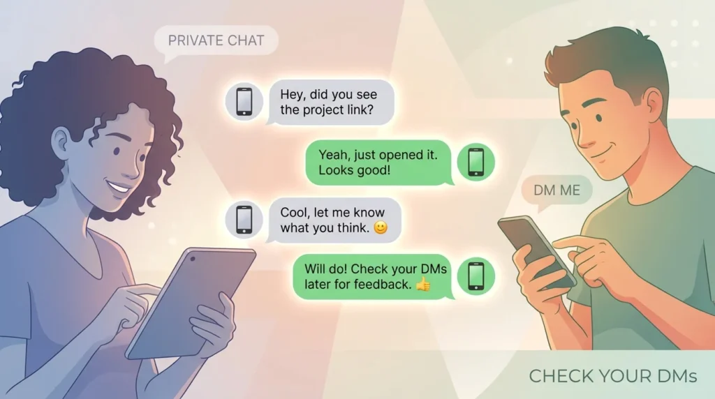 DMS Meaning in Text From Girl