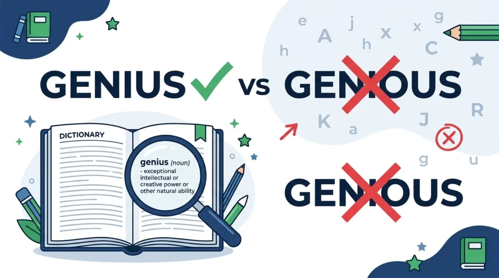 Genius Vs Genious: Which Spelling Is Correct?