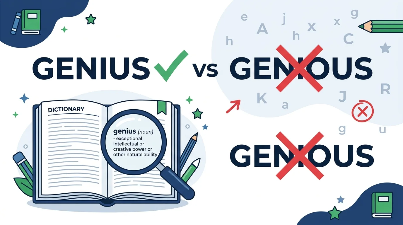 Genius Vs Genious: Which Spelling Is Correct?
