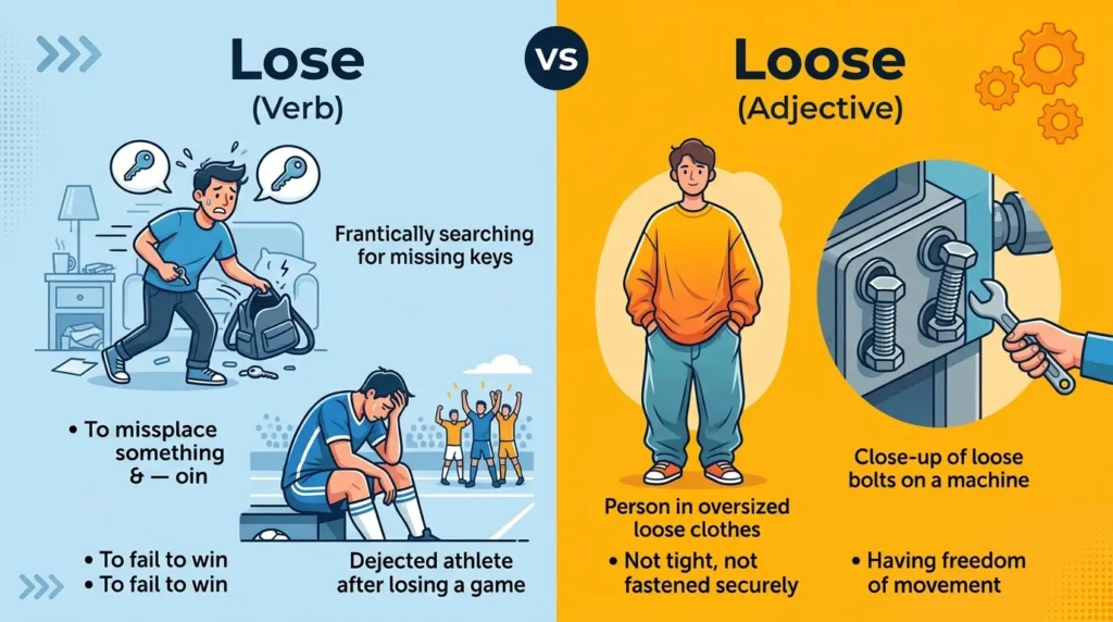 What Does Lose vs Loose Mean?