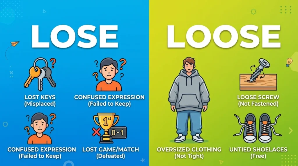 LOSE VERSUS LOOSE