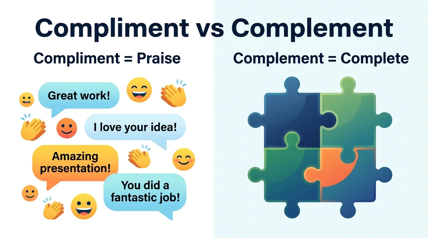 Compliment Versus Complement